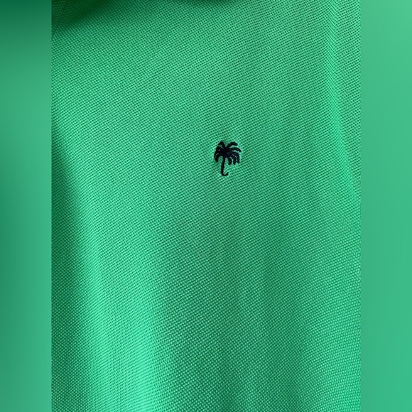 Men’s green Lily Pulitzer via Palm Beach golf polo shirt; size M - Picture 2 of 8